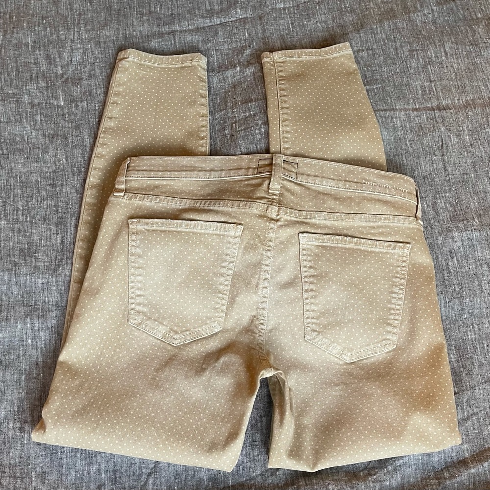 Current Elliott Haystack Tan Polka Dot Jeans - image 7